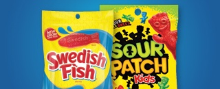 Sour Patch Kids, Swedish Fish candy