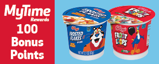 Kelloggs Cereal Cups Bonus