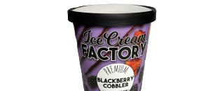 Ice Cream Factory – 12 oz Blackberry Carton