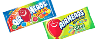 Airheads Bites fruit flavor, Xtreme Rainbow Berry