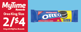 Oreo Double Stuff 2 for $4